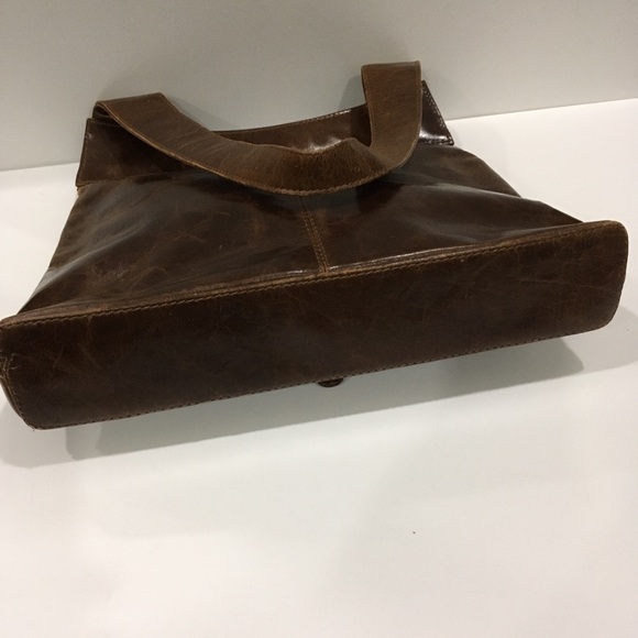 Oran Australia Leather Shoulder Bag Satchel Small - Picture 6 of 8